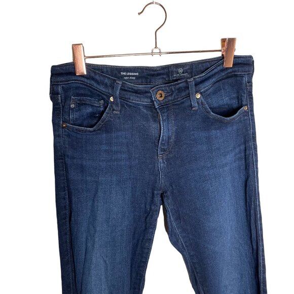 AG Adriano Goldschmied The Leggings Size 27 Super Skinny Jeans Dark Wash - Picture 3 of 11